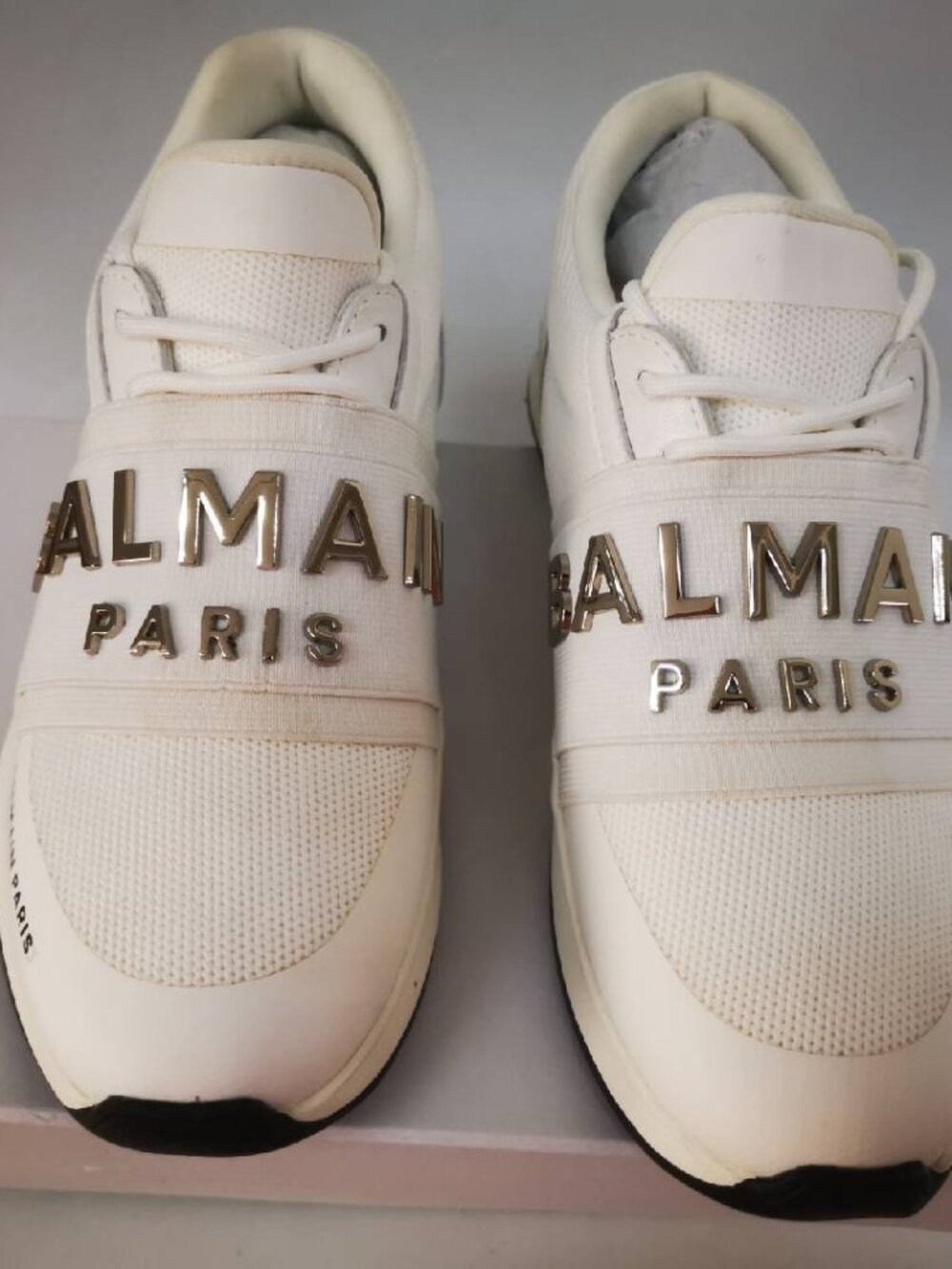 BALMAIN White Sneakers Summer Running & Travel Shoes